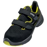 Uvex 1 G2 safety sandals S1 SRC, width 11, lime, size 47