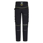 Work Trousers North Ways Sacha 1388 Black/Neon Yell, size 48