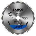 sahanterä Bahco 260x30mm 80H -5°, (25mm adapteri), alumiinille