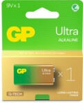 battery gp korona 6lr61 9v 1pc ultra plus