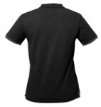 marškinėliai polo džinsiniai, juodi, dydis xxl