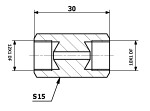 connection brake pipe inner. 12X1 DF - inner. 10X1 DF