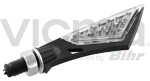 moottoripyörän LED-vilkut mustat 62X25MM (2kpl.)