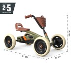 детский  машинка каталка педальный kart Berg Buzzy ретро зеленый
