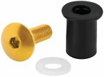Kinnituskompl10tk-screw,washer,nut,gold