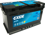 batteri exide 12v 82ah 800a agm (-+ standard) 315x175x190 b13 (agm)