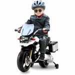 Vaikiškas elektrinis motociklas bmw 1200, 12v