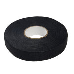 FOUR Connect PET Fleece Tape, W:19mm, L:25m/Roll, Black Color, Tearable