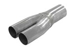 y-tube 63.5-50.8x2 mm, stainless length 315mm u906351r