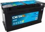 battery DETA 12V 96Ah/850A AGM; START&STOP AGM (R+ en) 353x175x190 B13 (agm)