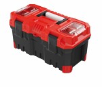 instrumentu kaste, 1gab titan plus, plastmasa, krāsa: melns/sarkans garums554mm x platums286mm x augstums276mm