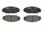brake pads - tuning, street legal; front part, mixture Performance suitable for: HONDA CIVIC VII, CIVIC VIII, S2000 2.0/2.2 06.99-