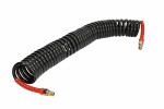 for air system (cable paint: black, cover paint: red, M16x1,5/M16x1,5/7000mm)