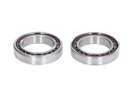 40x62x12; industrial bearing precise, spindle ball bearing (2pcs, light initial setting; with textile basket)