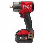 Impact wrench, power source: battery-powered m18 fmtiw2p12-502x, external square 1/2'', maximum torque: 47 / 475 / 610 / 745nm, 18v 2 x 5ah, packaging: case, with battery and charger