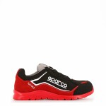 SPARCO Safety shoes NITRO, size: 41, ohutuskategooria: S3, SRC, material: net / chamois lether, paint: black/red/white, varvas: composite