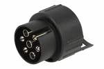 Plug-in socket, номер of pins/номер of active pins 7/13, 12V (adaptor)