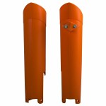 Shock absorbers cover, colour: orange fits: KTM EXC, XC, XCF-W, XC-W 125-500 2008-2015