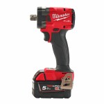 Impact wrench, power source: battery-powered m18 fiw2p12-502x, external square 1/2'', maximum torque: 34 / 102 / 203 / 339nm, 18v 2 x 5ah, packaging: case, battery included, charger included