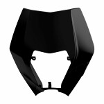 Headlamp cover, colour Black fits: KTM XC-W 200-350 2008-2013