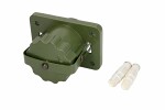 Plug-in patron (aluminium; för högspänning; för slang med diameter 35mm2; grön färg)