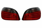 rear light right/left (LED, glass paint: red, turn signal light paint: Suitsutatud, set.) suitable for: BMW 5 (E60) 12.01-03.10
