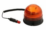 Rotating beacon (orange, 12/24V, LED, LED, magnetic fixing, no of programs: 3, with lighter plug, cable length; 3m)