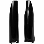 Shock absorbers cover, colour: black fits: KAWASAKI KX 125/250 2004-2008