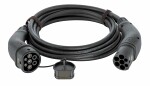 Elektiauto кабель зарядки прямой Harting, faaside количество: 1, для разъема тип: 2, 7,5m, 7,4kW, 32A, 6mm², черный (kaitsepistikuga) подходит: DS DS 4 II, DS 7, DS 9; IVECO DAILY V, DAILY VI 1ET25-ZKX(ZK01) 10.83-