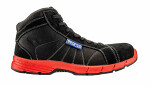 Sparco apsauginiai batai iššūkis h, dydis: 43, saugos kategorija: s3, src, medžiaga: nailonas / tinklelis / zomšas, spalva: pilka/juoda/raudona, pirštas: kompozitas