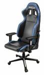 darba krēsls (ikona), melns/zils
