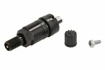 TPMS-sensor valve, aluminium, black, Hamaton, EU-PRO Hybrid 3,5