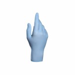 Protective gloves, protective gloves MAPA 967, nitrile, size: 7, 100 pcs, colour: синий, durability: CAT 3; EN 374-1: 2016; EN 374-5:2016; EN 420:2003+A1:2009, how to use: disposable