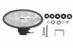 Work light (LED, 12/24V, 40W, 4000lm, number of diodes: 10, length: 176mm, height: 87mm, depth: 86mm, light distribution angle 60 degree; with 0.5m wire)