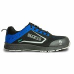 SPARCO Safety shoes CUP, size: 42, safety category: S1P, SRC, materiaali: net / suede, colour: black/blue, shoe nose: composite