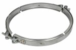 exhaust system clamp (-287.6mm, stainless steel) fits: iveco eurocargo
