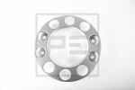 wheel cover front part, material: steel,, silver, holes number: 10, diameter: 335mm, empty (painted) suitable for: MAN E2000; MERCEDES ACTROS, ACTROS MP2 / MP3, ACTROS MP4 / MP5, ANTOS, AROCS, ATEGO, ATEGO 2