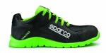 SPARCO Safety shoes PRACTICE, size: 44, ohutuskategooria: S1P, SRC, material: microfibre / net, paint: black/green, varvas: composite