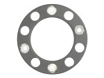 wheel cover front part, holes number: 10, diameter: 420mm suitable for: IVECO EUROTECH MH, EUROTECH MP, EUROTECH MT, STRALIS I, TRAKKER I