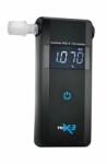 breathalyzer drunkometer X-3 elektrokeemilise, mõõteulatus - 0/4‰, battery, 2x AAA, 109x51x18mm, 84 g