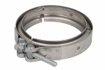 Exhaust system clasp (-126mm, stainless steel) fits: MAN