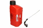 can, (en) hose with cap 10I, paint: red (õlimikser 125 ml)