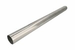 Avgasrör, ytterdiameter: 70 mm, diameter: 2,75 tum, rostfritt stål (längd del: 1000 mm) rakt