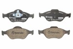 brake pads - tuning (XTRA), front part, street legal: yes, suitable for: FORD FIESTA IV, FIESTA V, FIESTA/HATCHBACK, FIESTA/MINIVAN, FUSION, also, PUMA, STREET also; MAZDA 121 III, 2 1.0-1.8D 08.95-12.12
