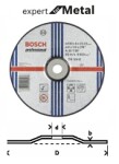 Skiva för skärning / för polering med sänkt centrum, 10 st, 230mm x 6mm, expert för metall, användningsområde (material): metall
