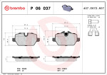 brake pads - tuning (XTRA), rear, street legal: yes, suitable for: BMW 1 (E81), 1 (E82), 1 (E87), 3 (E90), 3 (E92) 1.6/2.0/2.0D 06.04-10.13