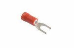 electrical accessory, material fork connector M3.5 (3.7mm) red