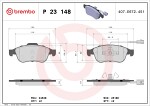 brake pads - tuning (XTRA), front part, street legal: yes, suitable for: ALFA ROMEO GIULIETTA 1.4/1.4LPG/1.6D 04.10-12.20