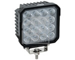 Work light (LED, 9V, 10-30V, 48W, 4320lm, number of diodes: 16x3W, height: 136mm, width: 110mm, depth: 65mm, rectangular; with Deutsch connector)