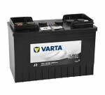 battery Varta 125Ah 720A  + - Pro Motive Black Heavy Duty J2